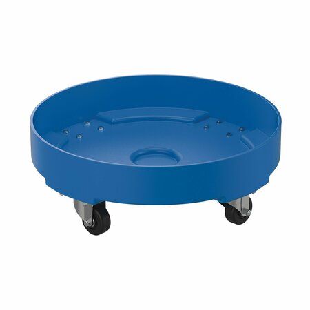 VESTIL DRUM DOLLY LD POLY BLUE 30 GALLON DRUM-DP-LD-30-BU